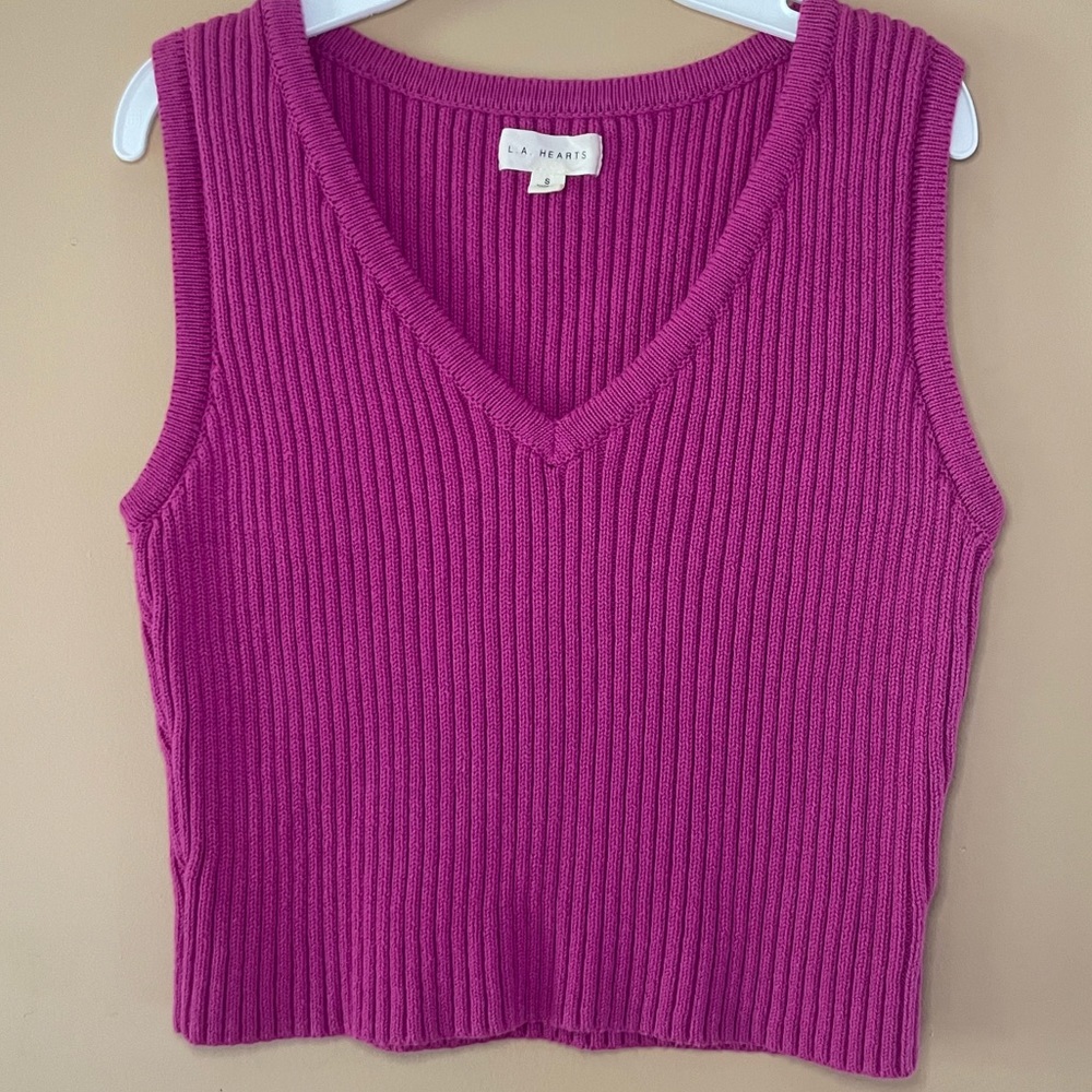 Ribbed Sweater Tank 💕💕